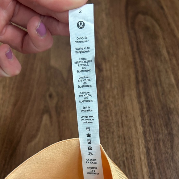 LULULEMON Court Rival High-Rise Skirt Built-In Shorts Garrogeo Multi Skort Sz 2 - Picture 13 of 15